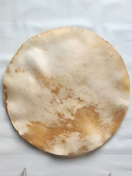 Très grande peau de vache sans poil pour tambour djembé percussion