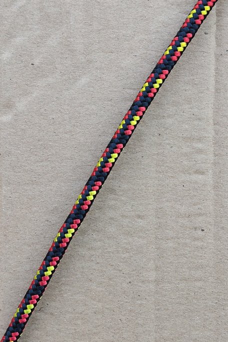 Drisse 6 mm (tricolore, rouge / jaune / rouge) - Corde tambour djembé 100 m