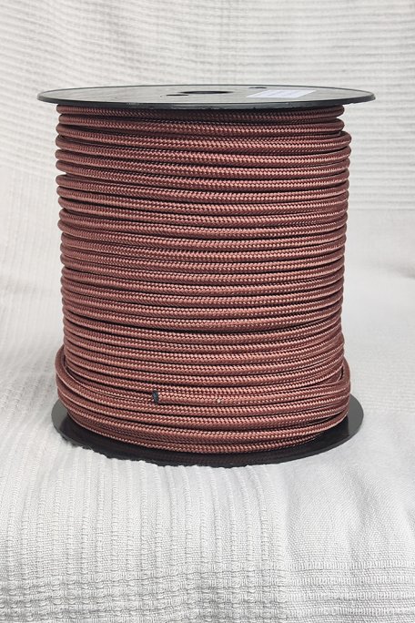 Bobine de drisse Ø5 mm brun cuivré pour tambour djembé
