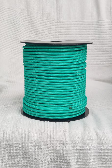 Bobine de drisse Ø5 mm vert émeraude pour tambour djembé