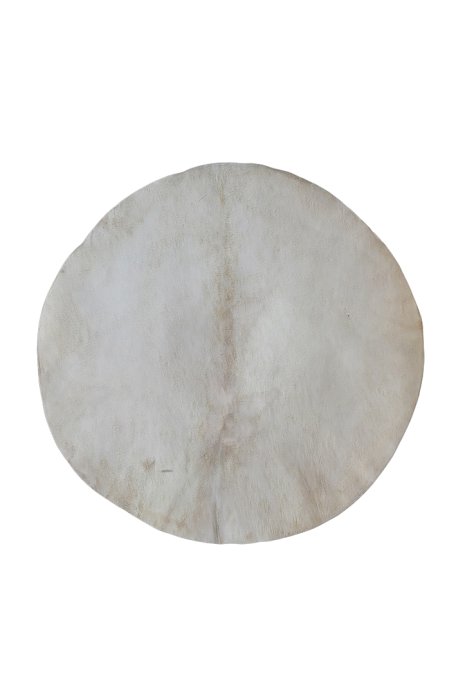 Peau de chèvre blanchie très épaisse - Peau pour tambour djembé