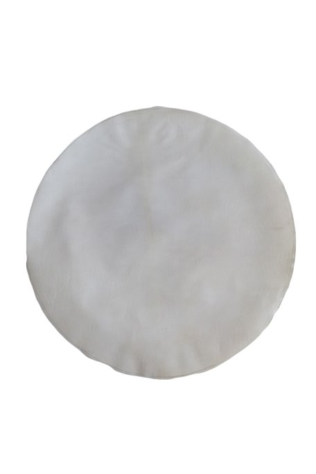 Peau de chèvre blanchie épaisse - Peau pour tambour djembé
