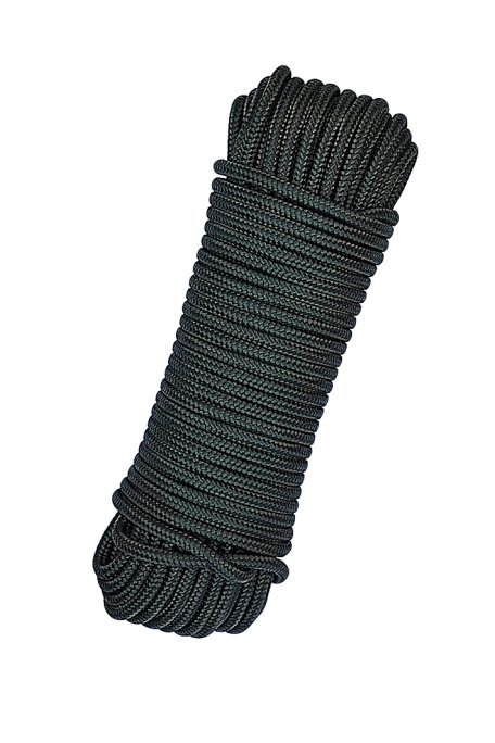 Corde tressée avec âme Ø5 mm kaki 20 m - Cordage pour tambour djembé
