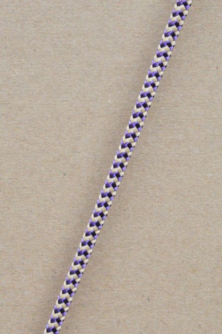 Drisse djembé Ø5 mm (chevrons, violet / beige, 100 m) - Corde pour djembe tambour