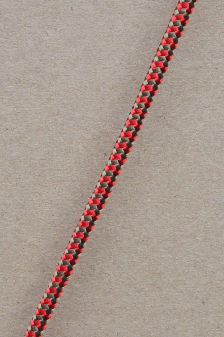 Drisse djembé Ø5 mm (chevrons, laiton / rouge, 100 m) - Corde pour djembe tambour