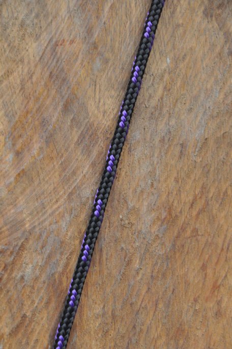 Drisse djembé Ø4 mm noire / violette - Corde pour djembe tambour