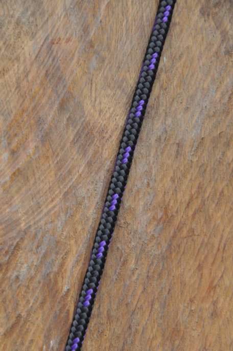 Drisse djembé Ø5 mm noire / violette - Corde pour djembe tambour