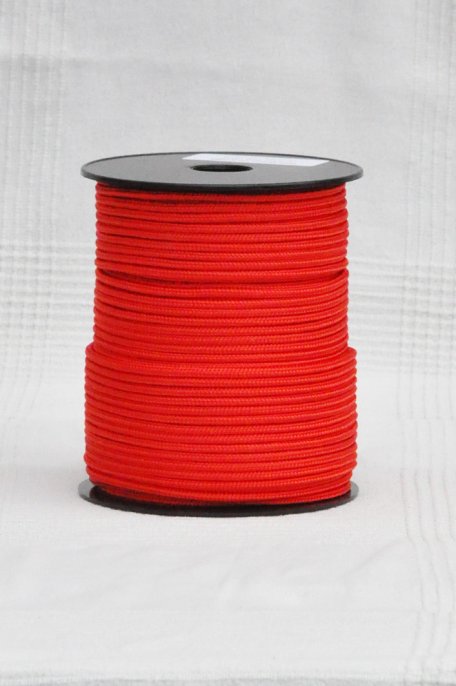 Bobine de drisse Ø4 mm rouge pour tambour djembé