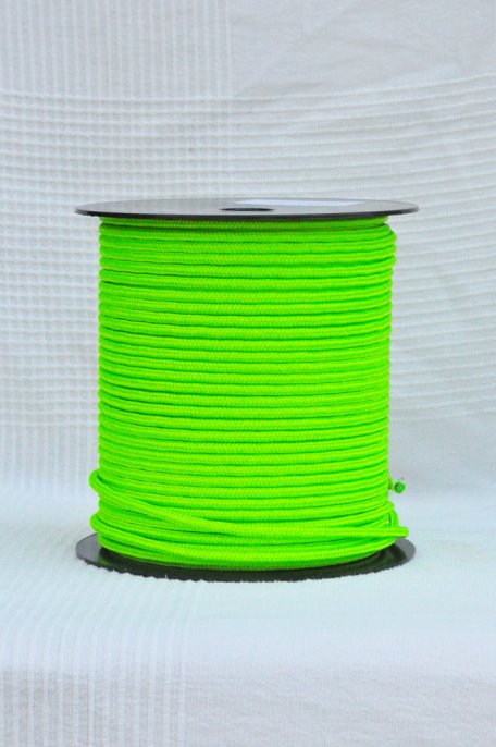 Drisse djembé Ø5 mm verte fluo - Corde pour djembe tambour