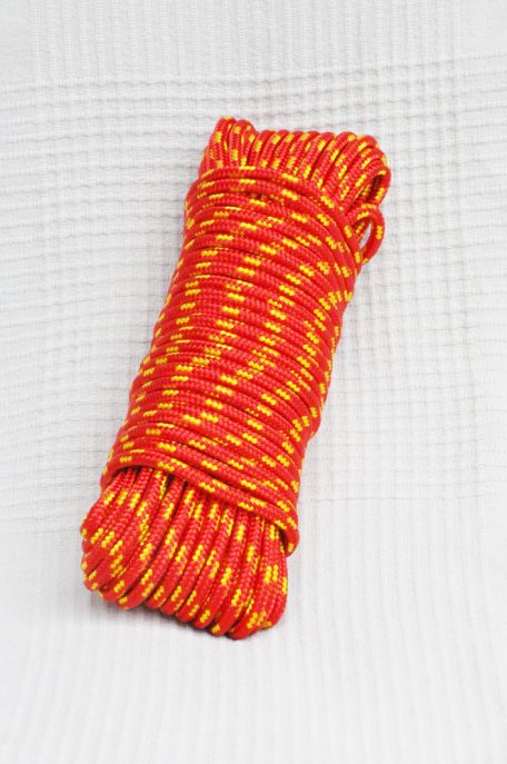 Drisse Ø5 mm rouge jaune tournesol pour tambour djembé