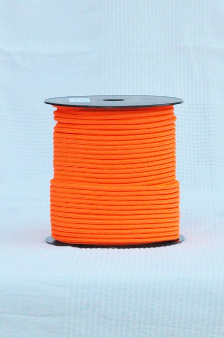 Drisse djembé Ø5 mm orange fluo - Corde pour djembe tambour