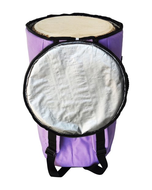 Housse djembé Percussion Africaine XL Mauve