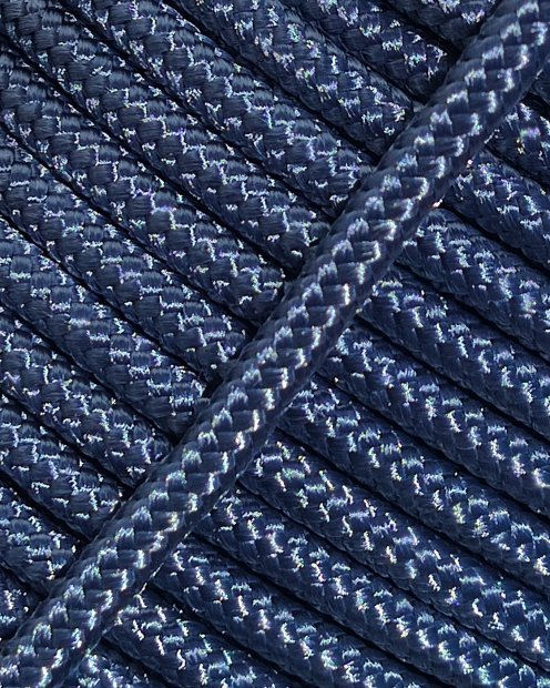 Corde tambour djembé renforcée PES 5 mm Bleu denim 100 m