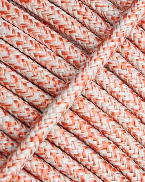 Corde renforcée pour tambour djembé 5 mm Beige / Cuivre 100 m