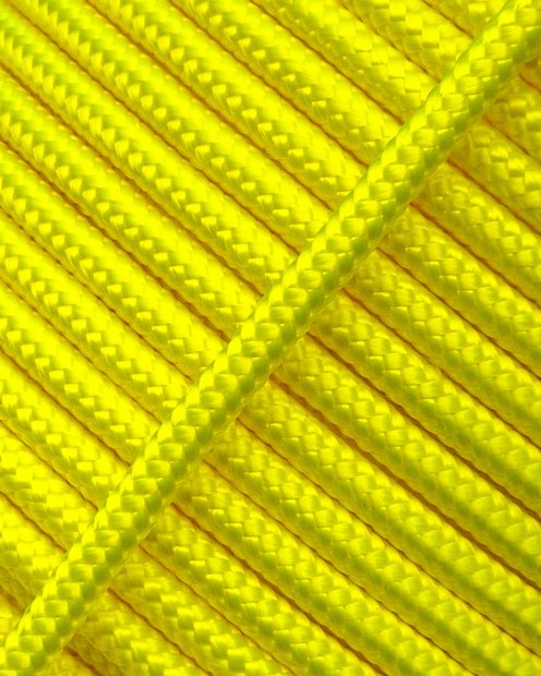 Corde tambour djembé renforcée PES 5 mm Jaune fluo 100 m