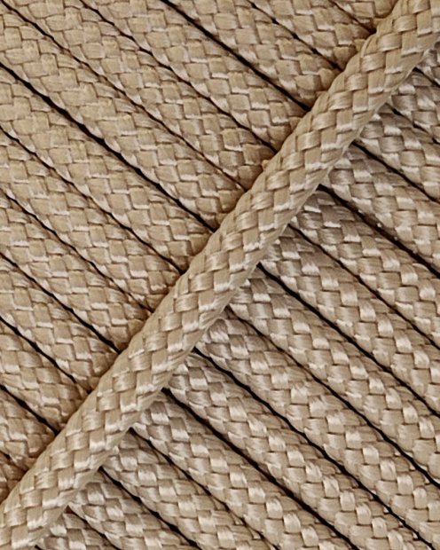 Corde djembé creuse PES 6 mm Beige 20 m