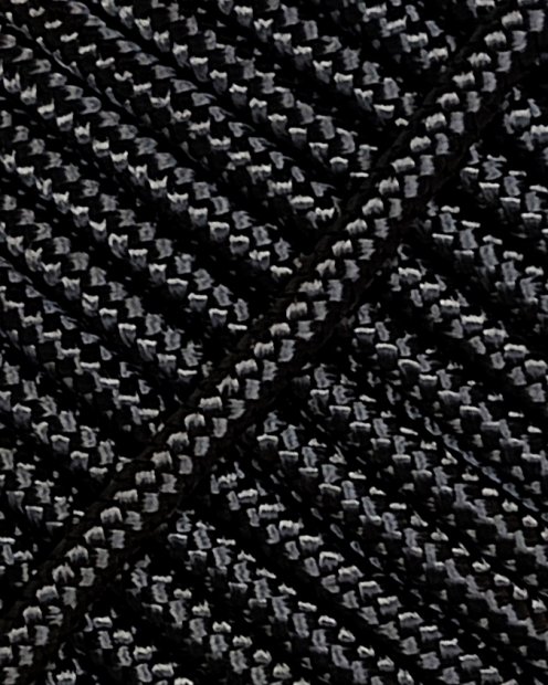 Corde tambour djembé renforcée PES 5 mm Charbon 20 m