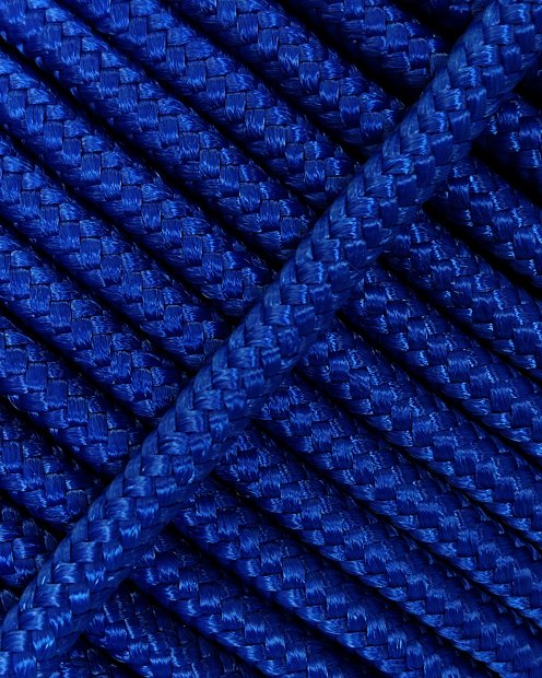 Corde tambour djembé renforcée PES 4 mm Bleu de France 10 m