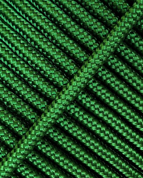 Corde tambour djembé renforcée PES 4 mm Vert 10 m