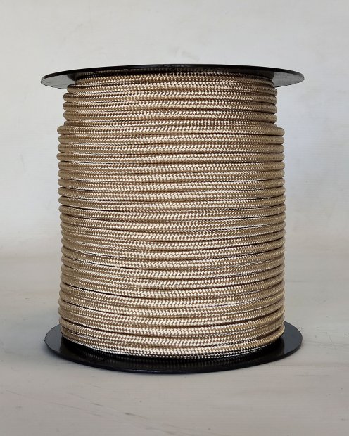 Corde tambour djembé renforcée PES 5 mm Beige 100 m