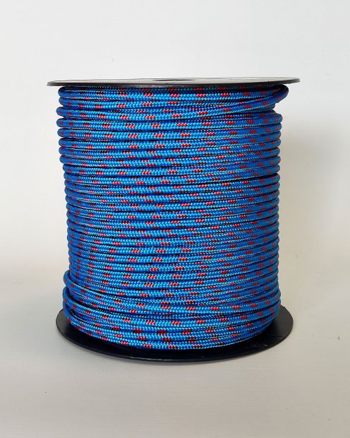 Drisse djembé Ø5 mm bleue / rouge - Corde pour djembe tambour
