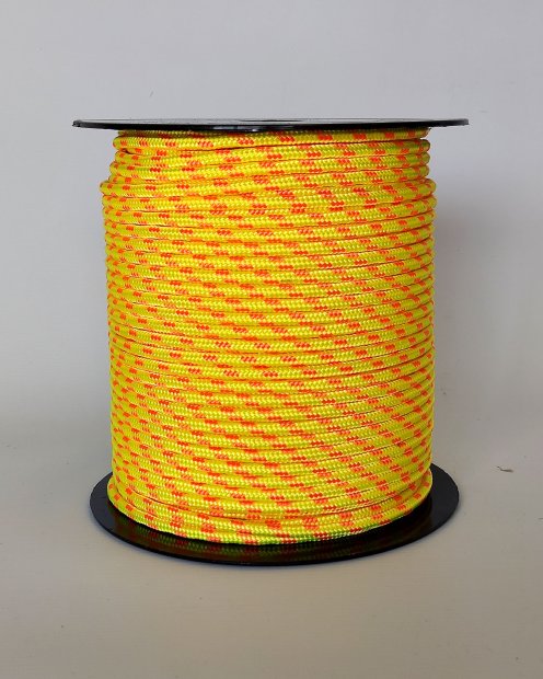 Drisse djembé Ø5 mm jaune fluo / orange - Corde pour djembe tambour