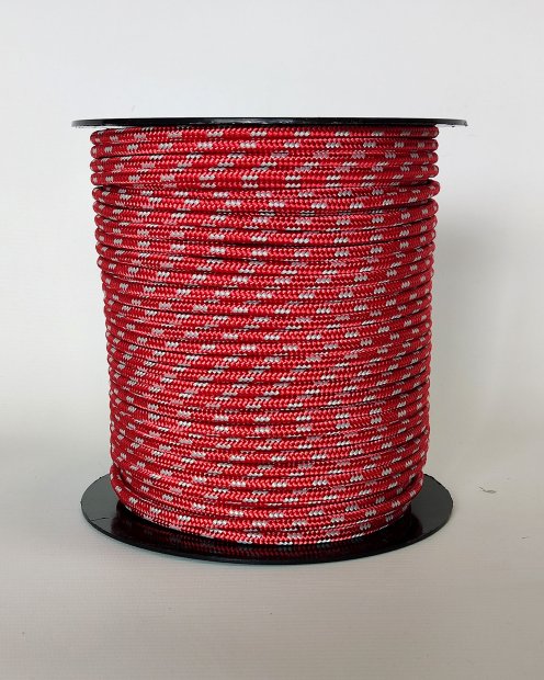 Drisse djembé Ø5 mm rouge / gris - Corde pour djembe tambour