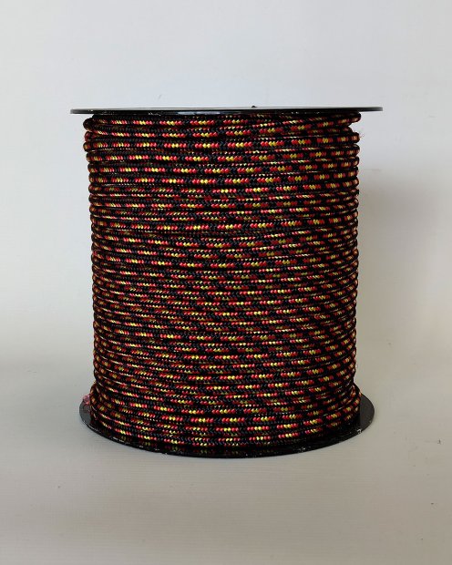 Corde tambour djembé renforcée PES 5 mm Noir / Espagne 100 m