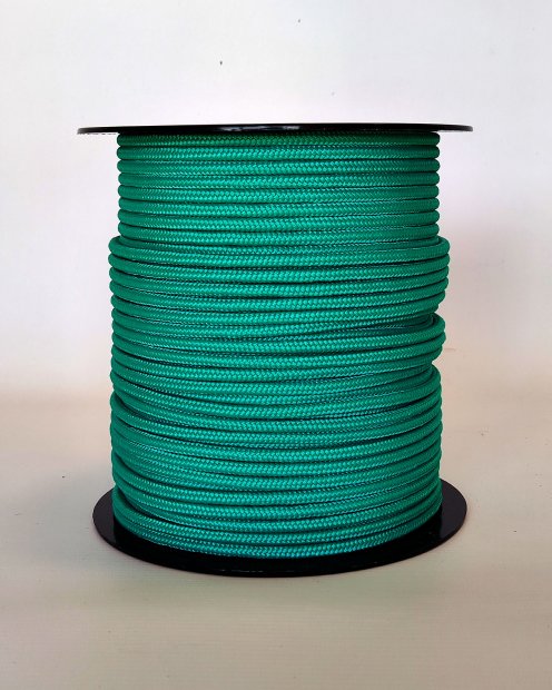 Bobine de drisse Ø5 mm vert émeraude pour tambour djembé