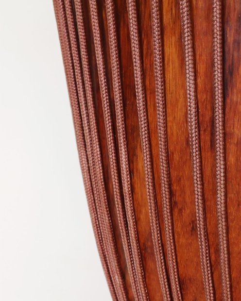 Corde tambour djembé renforcée PES 5 mm Brun cuivré 20 m