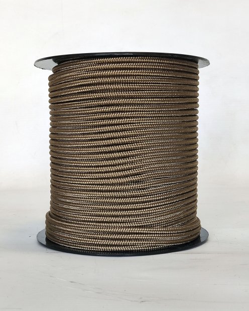 Corde tambour djembé renforcée PES 5 mm Laiton 100 m