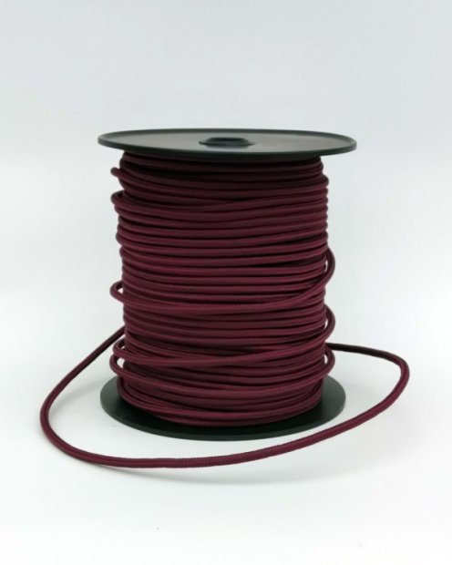 Corde djembé renforcée PES 6 mm Bordeaux 100 m