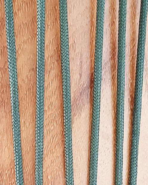 Corde tambour djembé renforcée PES 5 mm Kaki 20 m