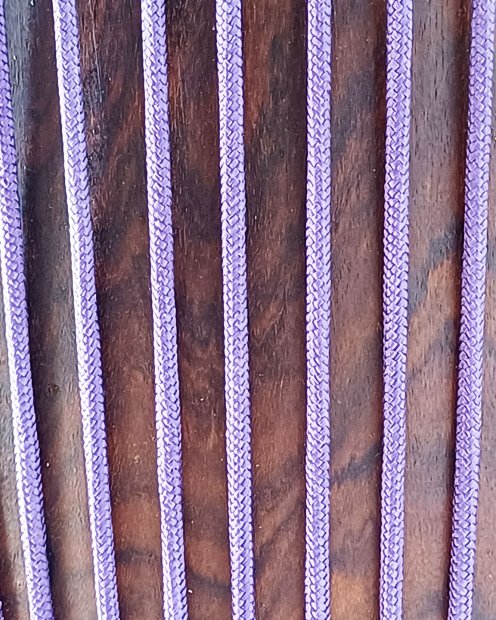 Corde tambour djembé renforcée PES 5 mm Violet 20 m