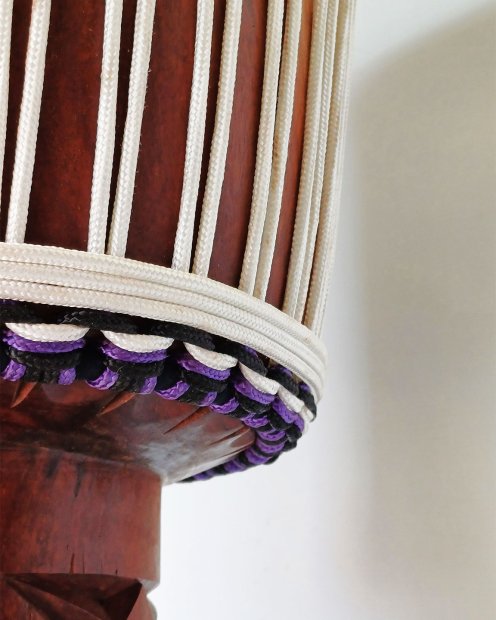 Corde tambour djembé renforcée PES 5 mm Écru 100 m