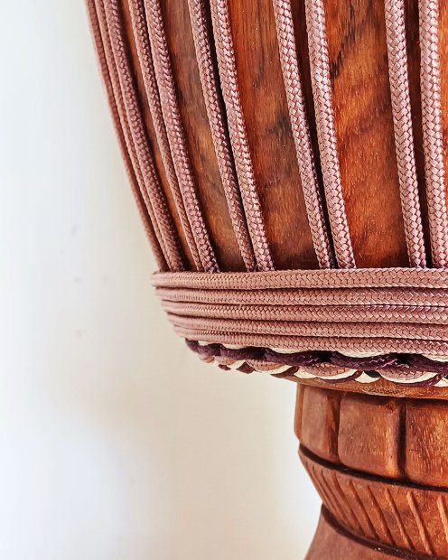 Corde tambour djembé renforcée PES 5 mm Brun cuivré 20 m