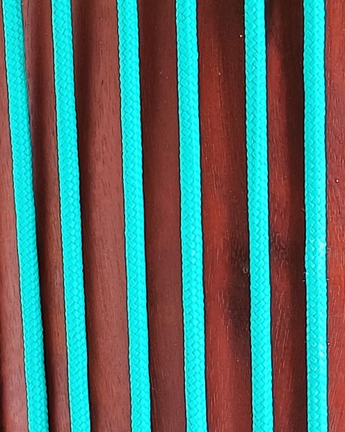 Corde tambour djembé renforcée PES 5 mm Vert émeraude 20 m