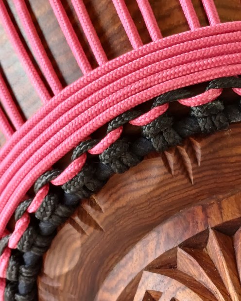 Corde renforcée pour tambour djembé 5 mm Framboise 100 m