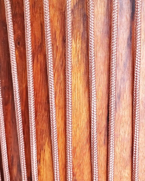 Corde tambour djembé renforcée PES 5 mm Brun cuivré 20 m