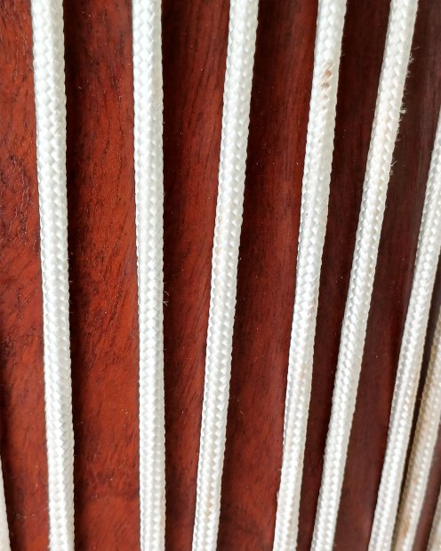 Corde tambour djembé renforcée PES 5 mm Écru 100 m