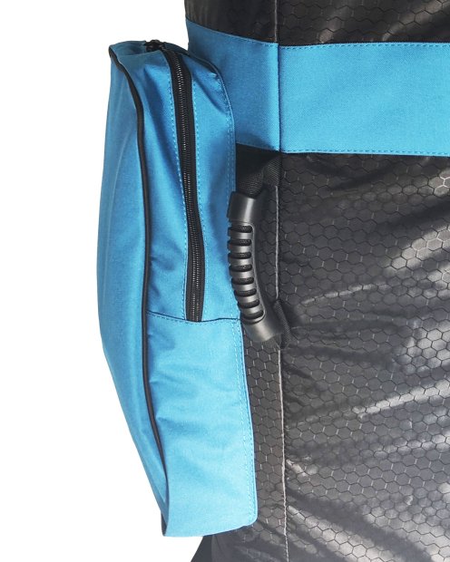 Housse de djembé professionnelle Percussion Africaine Premium Bleu XL