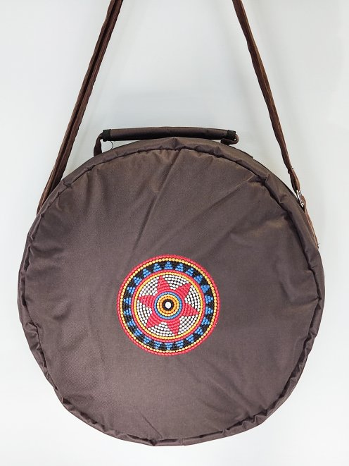 Sac à dos pour tambour de chamane - Housse tambour chamanique Roots Percussions 14″