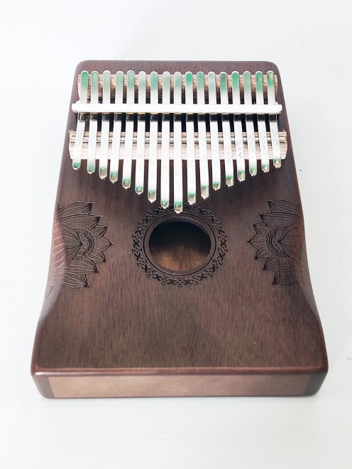 Éco-kalimba pas cher 17 lames Marron
