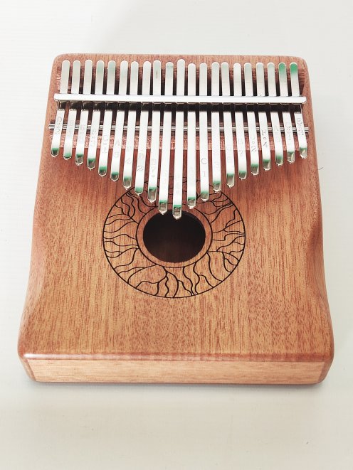 Éco-kalimba pas cher 21 lames Acajou