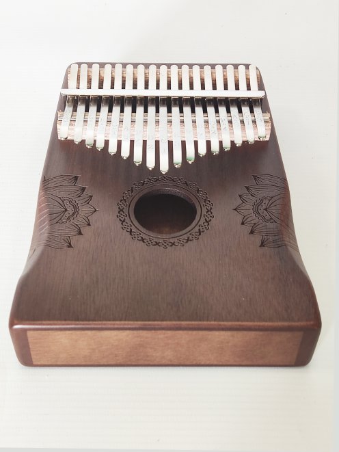 Éco-kalimba pas cher 17 lames Marron
