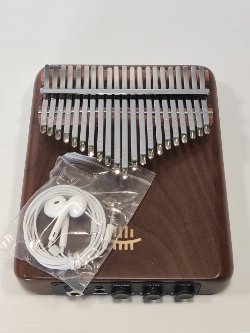 Kalimba électrique Noyer noir 21 lames