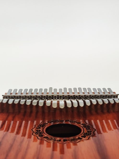Meilleur kalimba Top creux 21 lames Palissandre rouge