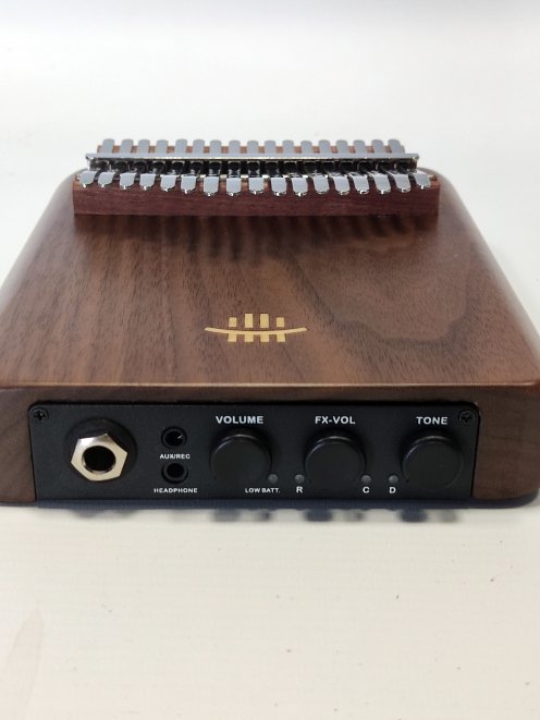 Kalimba électrique Noyer noir 17 lames