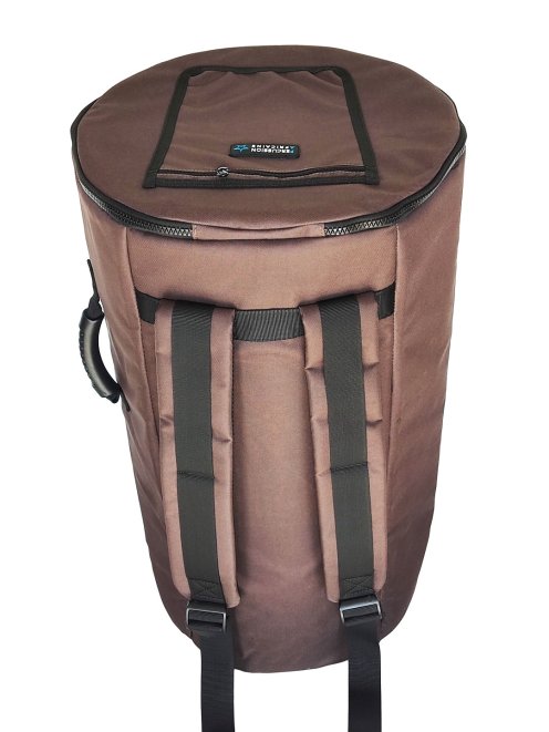 Housse de djembé Percussion Africaine L Marron