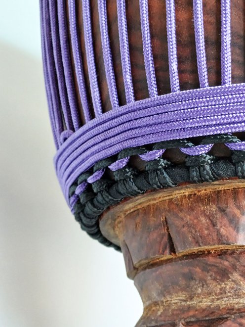 Corde tambour djembé renforcée PES 5 mm Violet 20 m